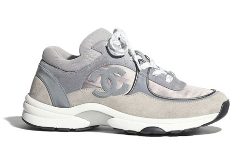 chanel low top trainer cc dark grey|Chanel low top trainer white.